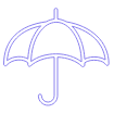 Animated umbrella