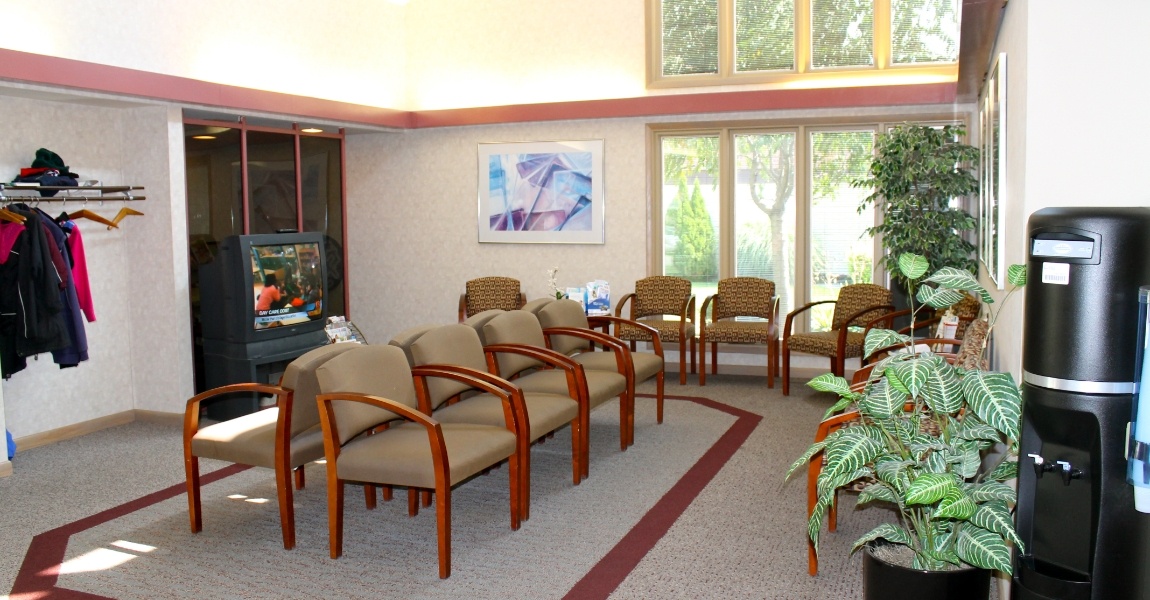 Dental office waiting room