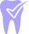 Animated tooth with checkmark signifying preventive dentistry